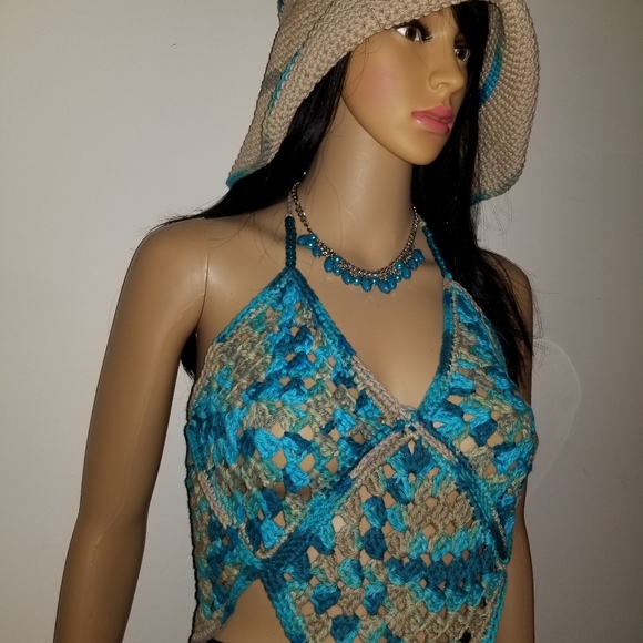 Cotton halter top - Picture 6 of 16